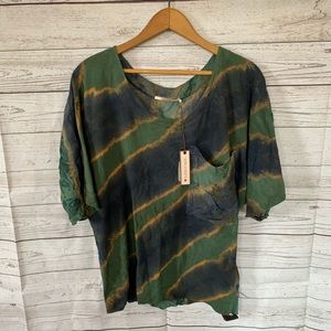 Language Tye Dye Shirt NWT